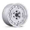 Image of BLACK RHINO BR600 VAGABOND GLOSS SILVER MACHINED FACE wheel