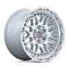 Image of BLACK RHINO HOLCOMB GLOSS SILVER MIRROR CUT FACE wheel