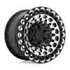 Image of BLACK RHINO LABYRINTH GLOSS BLACK MILLED MACHINED FACE wheel