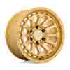 Image of BLACK RHINO RAID GOLD wheel