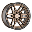 Image of BLACK RHINO APACHE MATTE BRONZE wheel