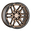 Image of BLACK RHINO APACHE MATTE BRONZE wheel