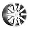 Image of BLACK RHINO JOURNEY GLOSS GUNMETAL MIRROR CUT FACE wheel