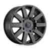 Image of BLACK RHINO JOURNEY MATTE BLACK wheel