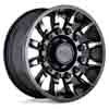 Image of BLACK RHINO MISSION MATTE BLACK MACHINED TINTED SPOKES wheel