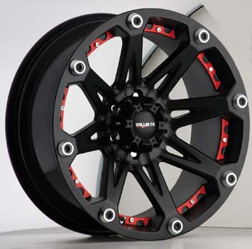 SPECIALS BLOWOUT BALLISTIC Jester Wheels with Falken Tires (For Chevy) Black