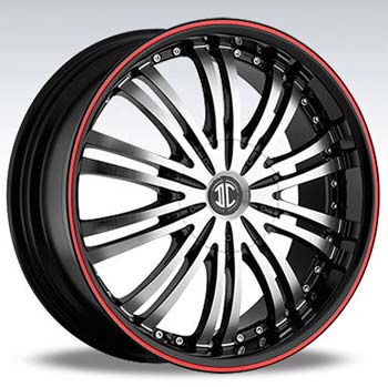 Image of 2 CRAVE No1 BLACK RED STRIPE - Black/Red Stripe Finish