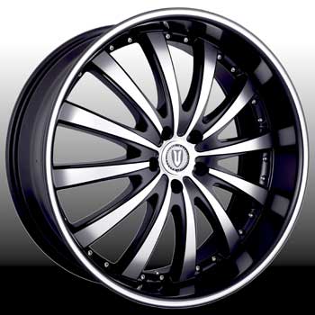 VERSANTE 219 12 SPOKE BLACK SUV Black/Machine