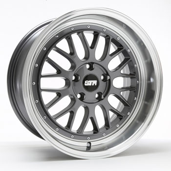 Image of STR RACING STR 601 GUNMETAL - Gunmetal/Machined Lip Finish