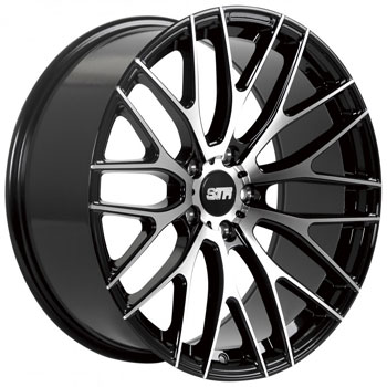 Image of STR RACING STR 615 BLACK - Black/Machined Finish