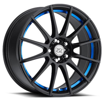 DRAG CONCEPTS R-16 BLACK BLUE Gloss Black/Blue Stripe