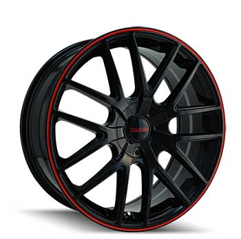 TOUREN TR60 BLACK RED Black/Red Groove