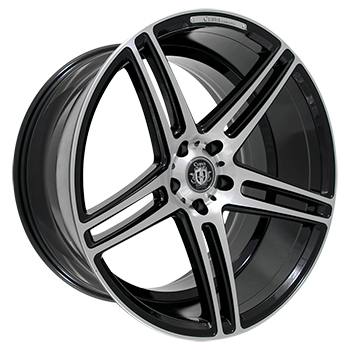 CURVA CONCEPTS C5 BLACK MACHINE FACE Wheels, Rims - Victoria Tire & Wheel