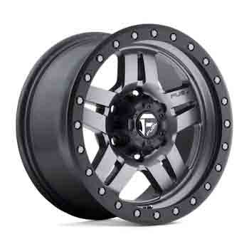 FUEL D558 ANZA MATTE GUNMETAL BLACK BEAD RING MATTE GUNMETAL BLACK BEAD RING
