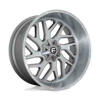 FUEL D715 TRITON PLATINUM BRUSHED GUNMETAL BRUSHED GUNMETAL